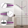 Black Modern 68-inch LED Dimmable Floor Lamp with Remote - Accent/Reading Light