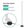 Black Modern Minimalistic 57-inch Slim Bar-Shaped Dimmable LED Corner Floor Lamp