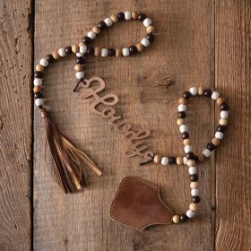 Rustic Western Decorative Beads for Home Decor - Handcrafted Southwestern Style Beads for DIY Projects